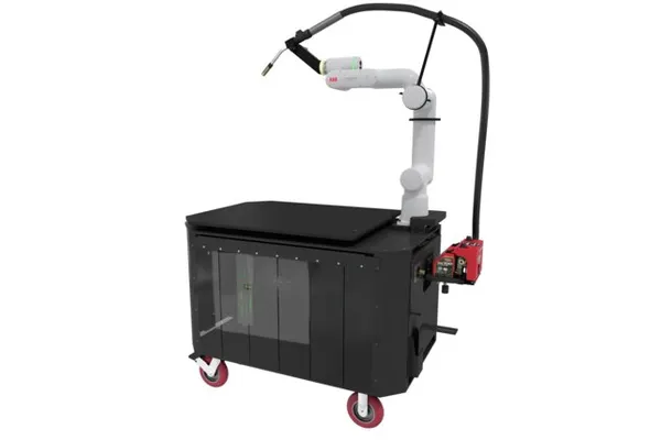 Cooper™ Air Cooled Welding Cobot Cart with ABB GoFa Cobot and Lincoln Electric Power Wave® R450