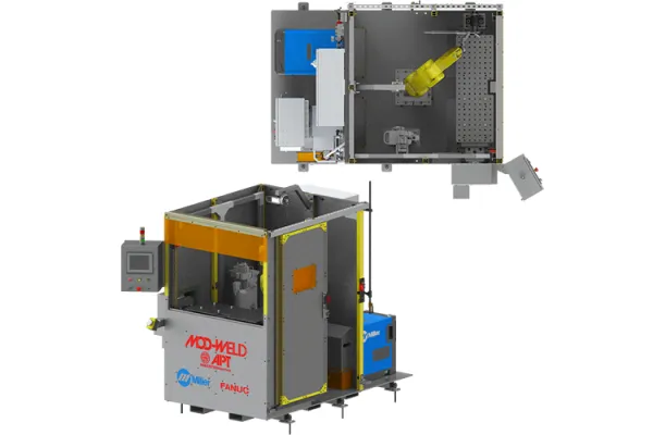 Mod-Weld MATE Series Single Station Tilt Table Welding Cell with Fanuc Arc Mate 100id