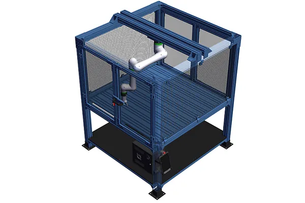 Vention Enclosed Overhead Cobot Cell with Fanuc CRX5iA (AS-PP-307904 v6)