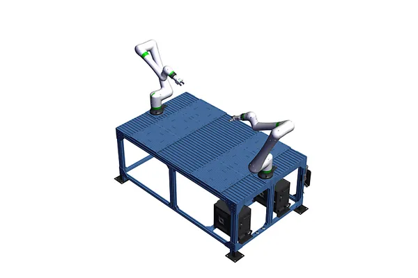 Heavy Duty Cobot Workstation with Dual Fanuc CRX 10iA Cobots (AS-PP-140062 v15)