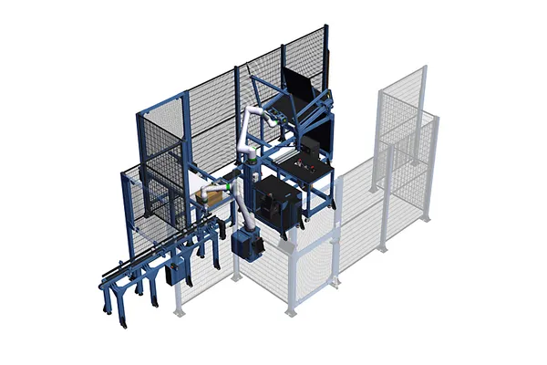 Enclosed Packing Station with Dual Fanuc CRX-10iA/L Cobots (AS-PP-291461 v5.18)