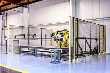 Building a work cell with refurbished robots