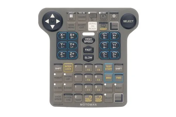 NKS-002E FANUC MATERIAL HANDLING TEACH PENDANT OVERLAY for JZRCR-NPP01B‑1