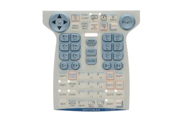YKS-001E MOTOMAN ARC WELDING TEACH PENDANT OVERLAY for JZRCR-YPP01‑1