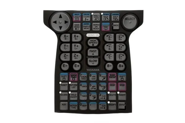 YKS-701E MOTOMAN ARC WELDING TEACH PENDANT OVERLAY for JZRCR-YPP21‑1