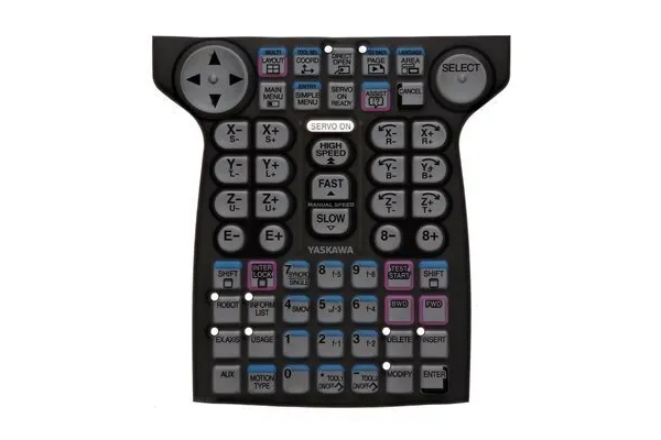 YKS-702E MOTOMAN MATERIAL HANDLING TEACH PENDANT OVERLAY for JZRCR-YPP21‑1